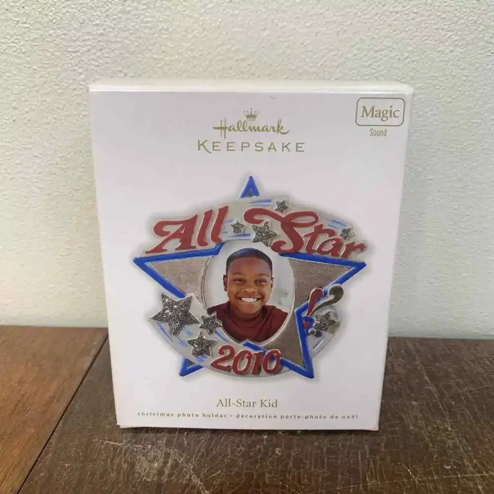 Hallmark New‎ Deadstock All-Star Kid 2010 Hallmark Keepsake Ornament with sound